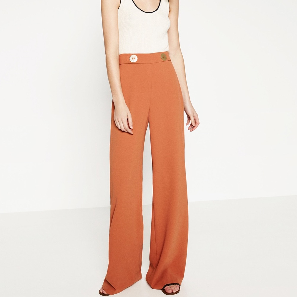 FINAL price drop Zara wide leg culottes pants